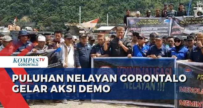 Nelayan Gorontalo Gelar Aksi Demo